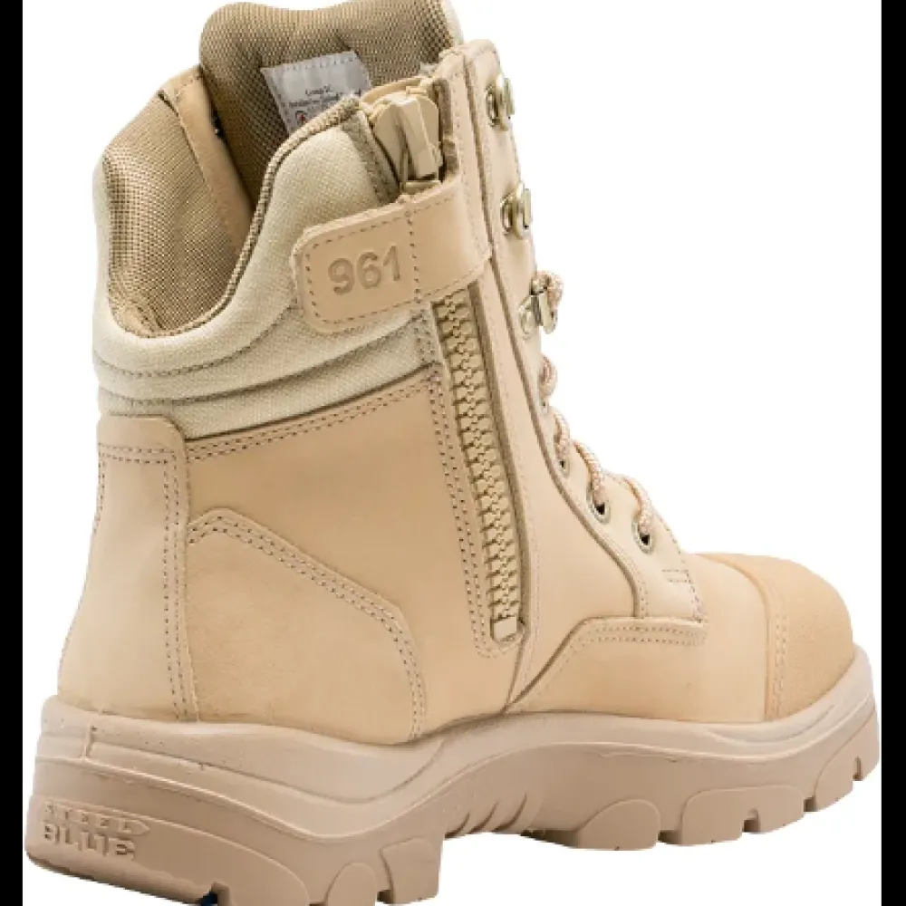 Steel Blue Men's Southern Cross 6" Side Zip WP Steel Toe Work Boot - - 812961