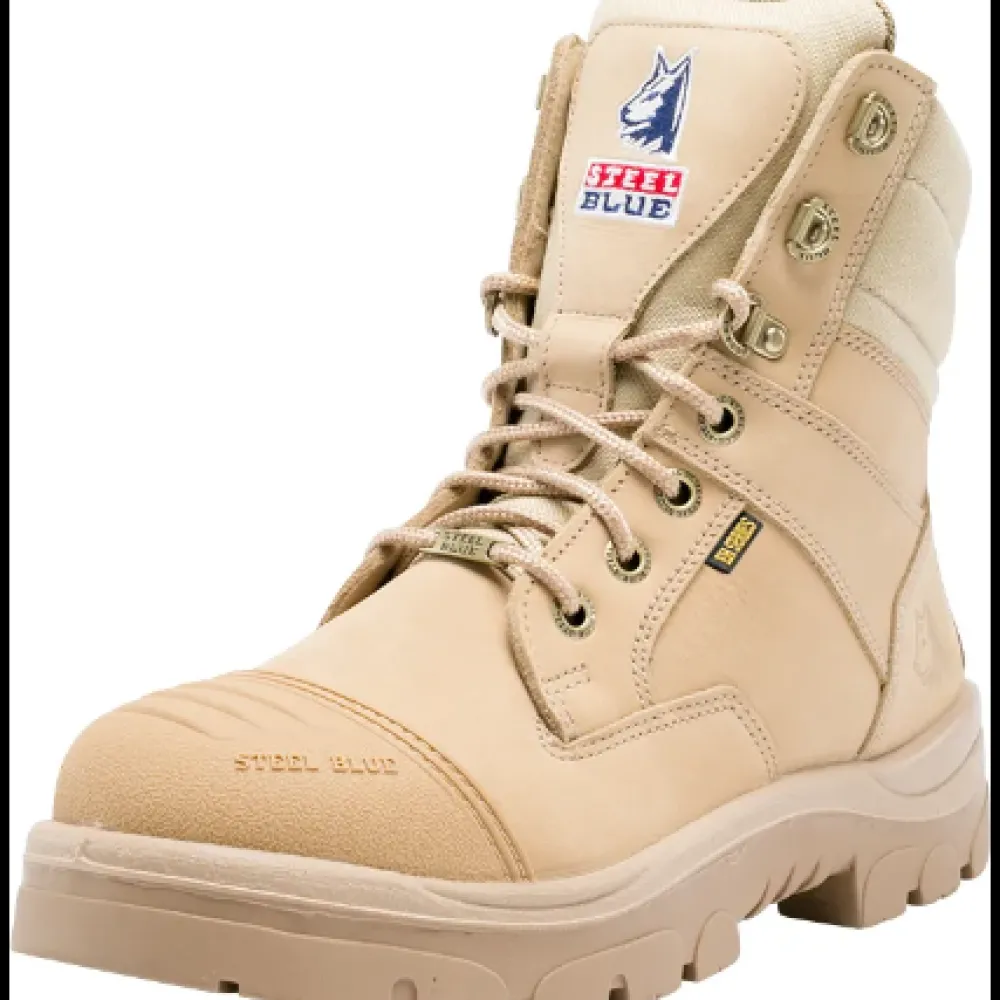 Steel Blue Men's Southern Cross 6" Side Zip WP Steel Toe Work Boot - - 812961