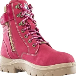 Steel Blue Women's Cross 6" Steel Toe WP Side Zip Work Boot -- 812861