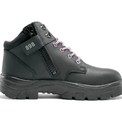 Steel Blue Women's Parkes 3.7" WP Steel Toe Lace Up Work Boot - - 812898