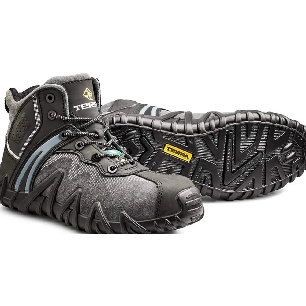 Terra Men's Venom Mid Comp Toe WP Safety Work Shoe -- R8285B