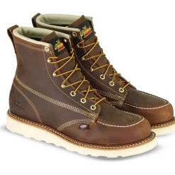 Women Thorogood Men's American Heritage 6" Steel Toe Wedge Work Boot- 804-4575