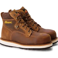 Women Thorogood Men's Iron River Series 6" ST Waterproof Work Boot -Brown- 804-4145
