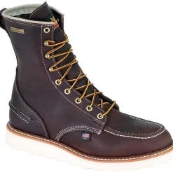 Women Thorogood Men's USA Made 1957 8" Moc Toe WP Wedge Work Boot 814-3800