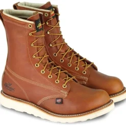 Women Thorogood Men's USA Made Amer. Heritage 8" Stl Toe Wedge Work Boot 804-4364