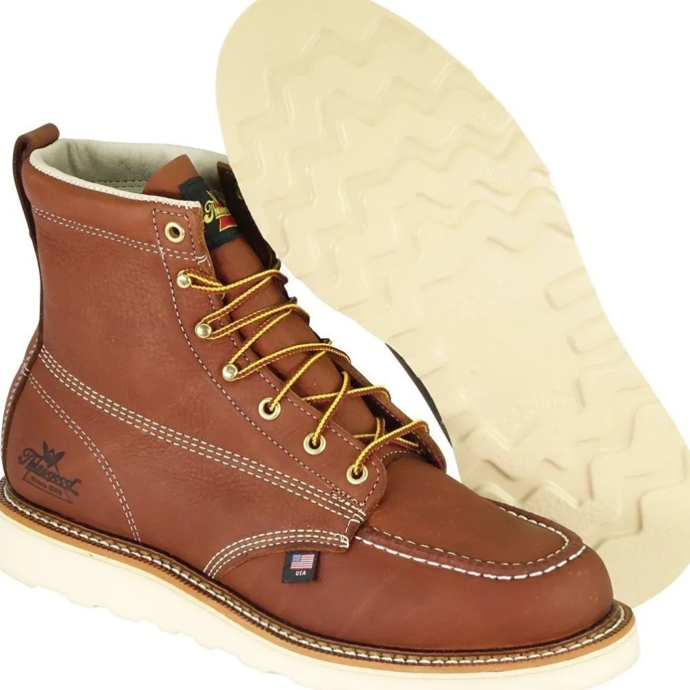 Women Thorogood Men's USA Made American Heritage 6" Wedge Work Boot - 814-4200