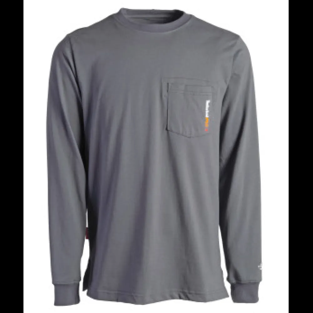 Timberland Pro Men's Flame Resistant Pocket Work T-Shirt - Charcoal - TB0A23PF003