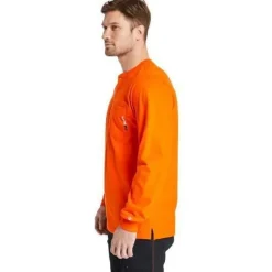 Timberland Pro Men's Flame Resistant Long Sleeve Work Henley - - TB0A23P4Y86