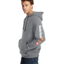 Timberland Pro Men's Flame Resistant Hood Honcho Work Pullover - Charcoal - TB0A1VAJ003