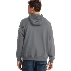 Timberland Pro Men's Flame Resistant Hood Honcho Work Pullover - Charcoal - TB0A1VAJ003