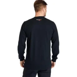 Timberland Pro Men's FR Cotton Core LS W/ Logo Work T-Shirt - - TB0A1V8D001