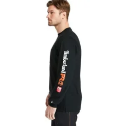 Timberland Pro Men's FR Cotton Core LS W/ Logo Work T-Shirt - - TB0A1V8D001