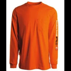 Timberland Pro Men's FR Cotton Core LS W/ Logo Work T-Shirt - - TB0A1V8DY86