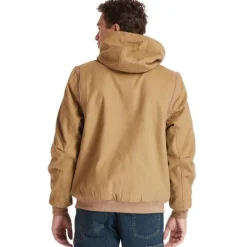 Timberland Pro Men's Gritman Lined Canvas Hooded Jacket - - TB0A1VB4D02