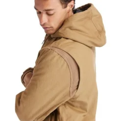 Timberland Pro Men's Gritman Lined Canvas Hooded Jacket - - TB0A1VB4D02