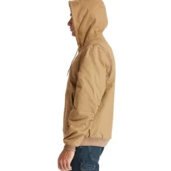 Timberland Pro Men's Gritman Lined Canvas Hooded Jacket - - TB0A1VB4D02