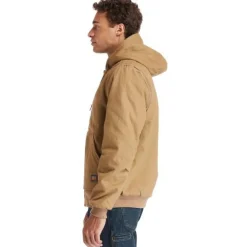 Timberland Pro Men's Gritman Lined Canvas Hooded Jacket - - TB0A1VB4D02