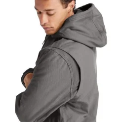 Timberland Pro Men's Gritman Lined Canvas Hooded Jacket - - TB0A1VB4060