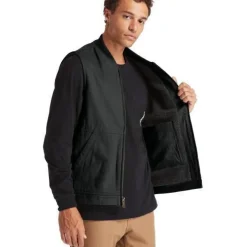 Timberland Pro Men's Gritman Lined Work Vest - Jet - TB0A1VBF015