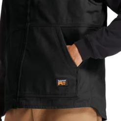 Timberland Pro Men's Gritman Lined Work Vest - Jet - TB0A1VBF015
