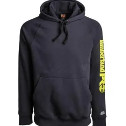 Timberland Pro Men's HH Sport Work Pullover - Navy/Yellow - TB0A1HVYY48