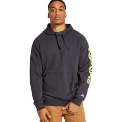 Timberland Pro Men's HH Sport Work Pullover - Navy/Yellow - TB0A1HVYY48