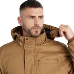 Timberland Pro Men's Ironhide 100G Insulated Hooded Jacket -Wheat- TB0A237TD02