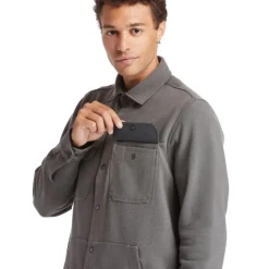 Timberland Pro Men's Mill River Fleece Work Shirt Jacket - - TB0A1VCQ060