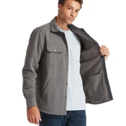Timberland Pro Men's Mill River Fleece Work Shirt Jacket - - TB0A1VCQ060