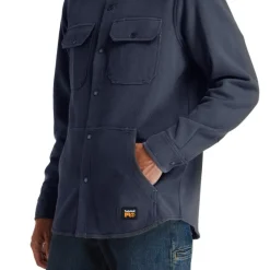Timberland Pro Men's Mill River Fleece Work Shirt Jacket - - TB0A1VCQ434