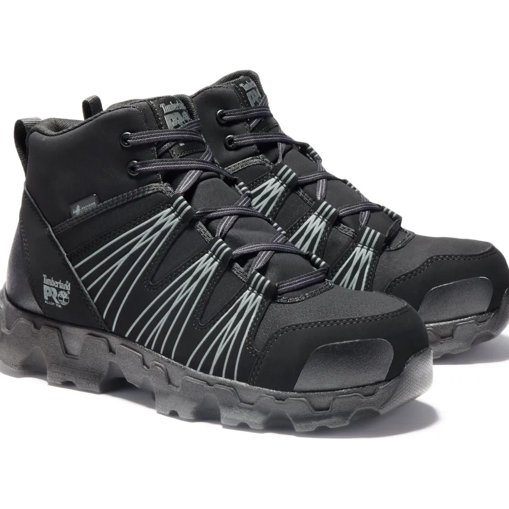 Timberland Pro Men's Powertrain Alloy Toe Mid Work Boot - TB1A11QF001