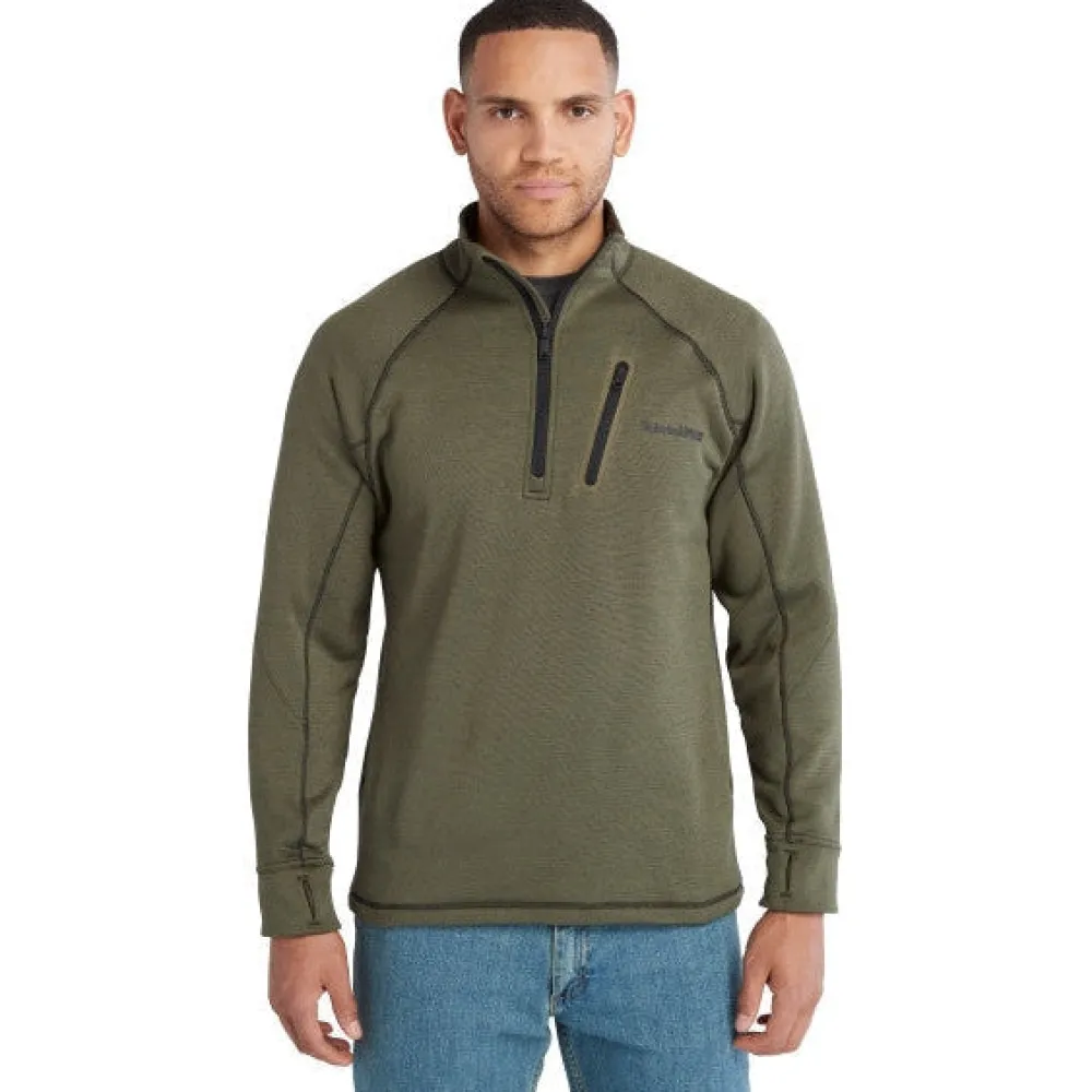 Timberland Pro Men's Reaxion 1/4 Athletic Fleece Jacket -- TB0A55RV369