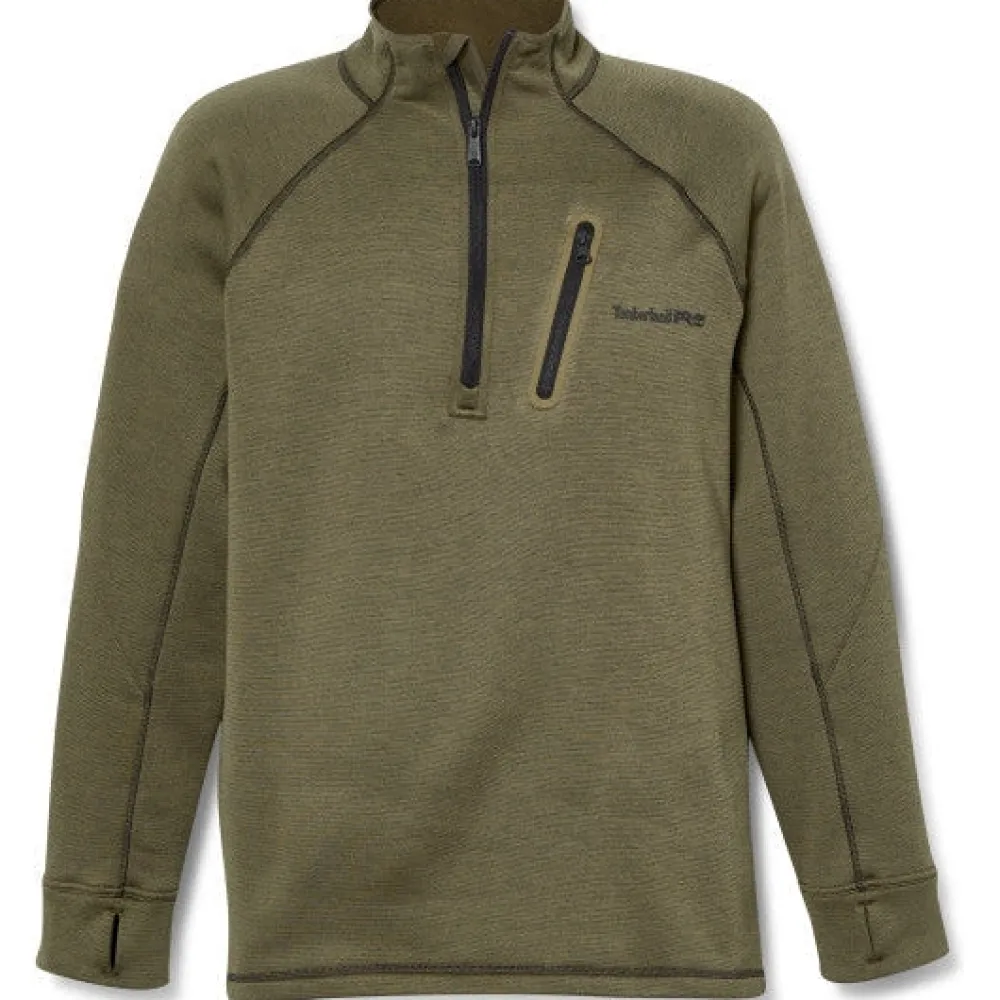 Timberland Pro Men's Reaxion 1/4 Athletic Fleece Jacket -- TB0A55RV369