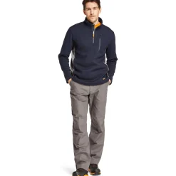 Timberland Pro Men's Studwall 1/4 Zip Textured Fleect Top TB0A1HGK406