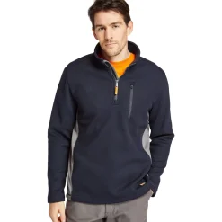 Timberland Pro Men's Studwall 1/4 Zip Textured Fleect Top TB0A1HGK406