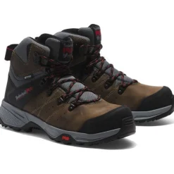 Women Timberland Pro Men's Switchback Comp Toe WP Work Boot- Brown- TB1A5SZ3214