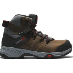 Women Timberland Pro Men's Switchback Comp Toe WP Work Boot- Brown- TB1A5SZ3214