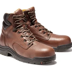 Timberland Pro Men's TiTAN 6" Alloy Toe Work Boot Coffee - TB026063214