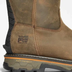 Women Timberland Pro Men's True Grit Pull On Comp Toe WP Work Boot- - TB1A437Y214