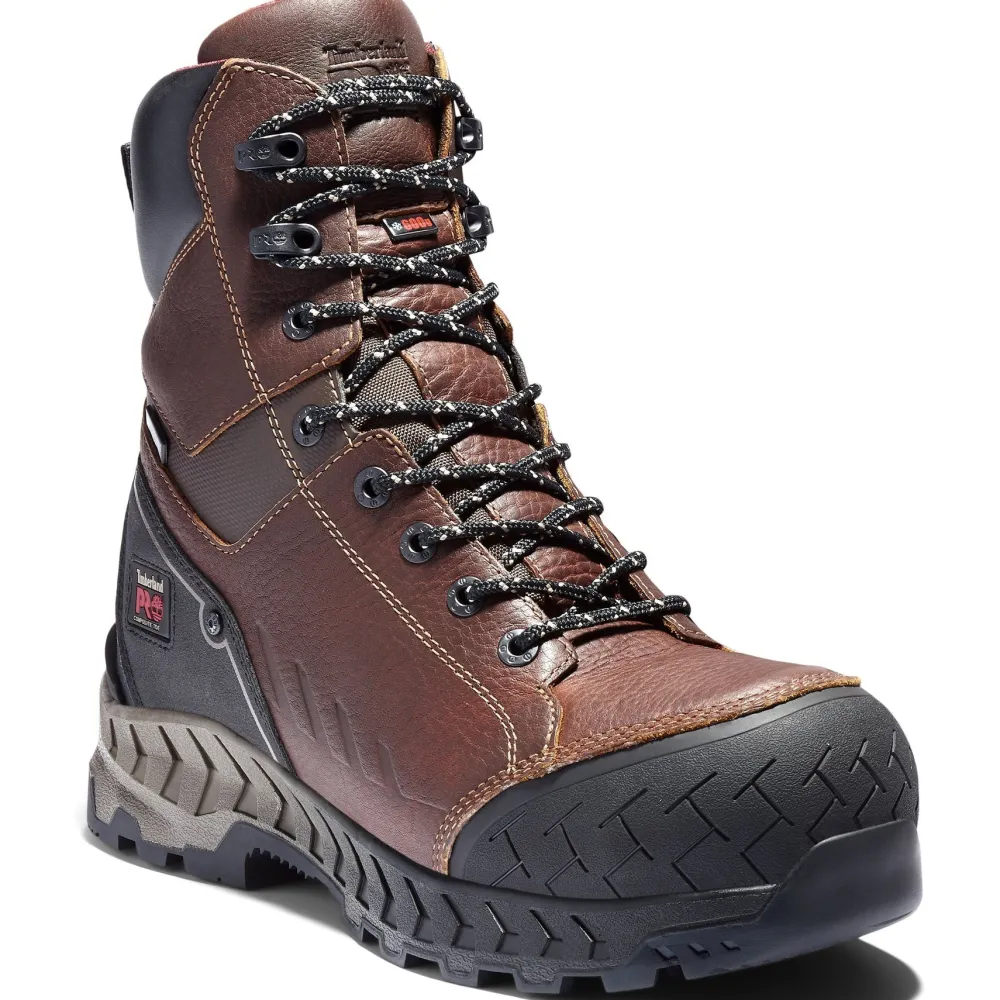 Timberland Pro Men's Work Summit 8" Comp Toe WP Ins Work Boot TB0A25D9214