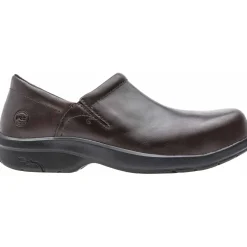 Women Timberland Pro Women's Newbury Alloy Toe Slip On Work Shoe TB085599214