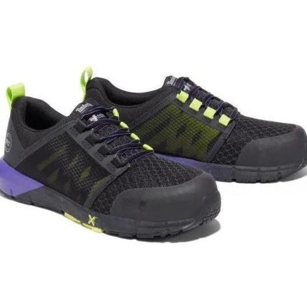Women Timberland Pro Women's Radius Comp Toe Work Shoe - Black - TB1A2844001