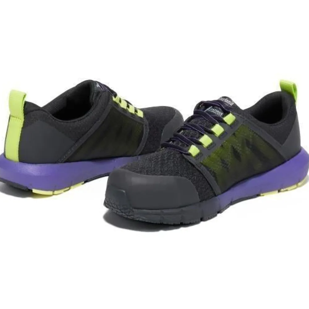 Women Timberland Pro Women's Radius Comp Toe Work Shoe - Black - TB1A2844001