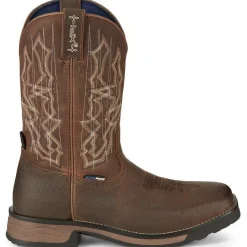 Tony Lama Men's Anchor 11' Square Toe WP Western Work Boot- - TW3416