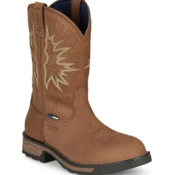 Tony Lama Men's Boom 11" Comp Toe WP Western Work Boot- - TW3413