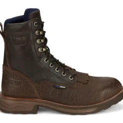 Tony Lama Men's High Plains 8" Comp Toe WP Western Work Boot - - TW3431