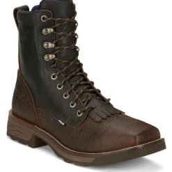 Tony Lama Men's High Range 8" Comp Toe WP Western Work Boot -- TW3430