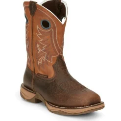 Tony Lama Men's Lopez 11" Steel Square Toe Waterproof Western Work Boot -- RR3363
