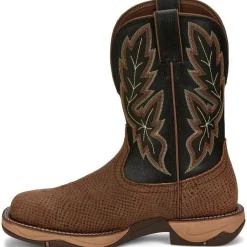 Tony Lama Men's Medford 11' Steel Toe WP Western Work Boot- - RR3373