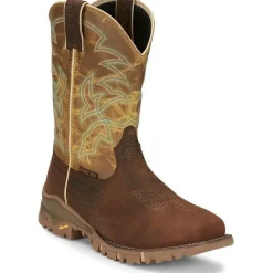 Tony Lama Men's Roustabout 11' Steel Toe WP Western Work Boot -- TW5006